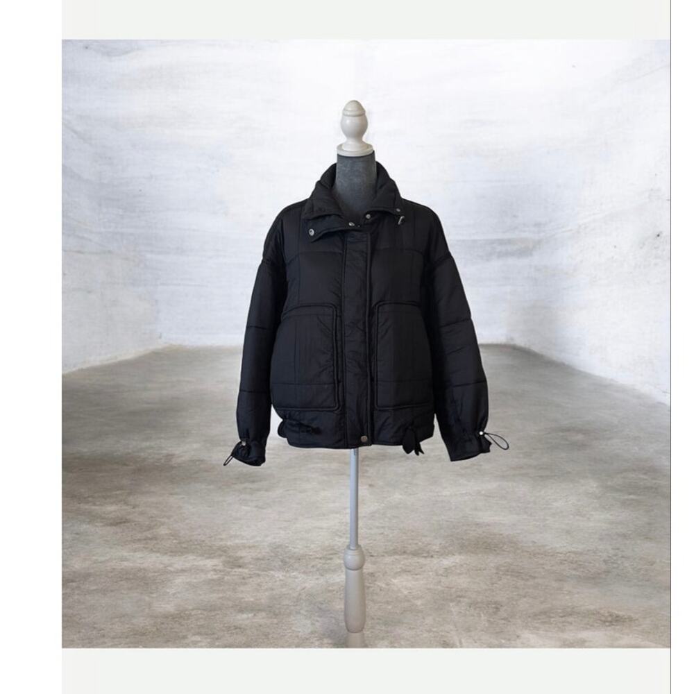 Zara Water REPELLENT NYLON PUFFER ANORAKZW COLLECTION SIZE SMALL OVERSIZED